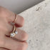 N°7 K18arm classy combination ring 0.3ct